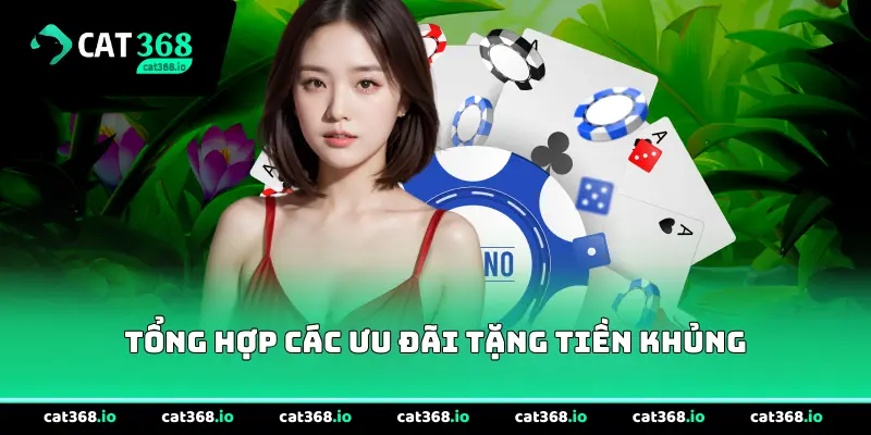 Tổng hợp các ưu đãi tặng tiền khủng
